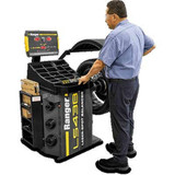RANGER LS43B WHEEL BALANCER / 3D QUICK-TOUCH LASER-SPOT / 36 MM SHAFT - YELLOW/GRAY