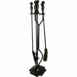 SHELTERLOGIC BLACK FIREPLACE TOOLSET - 5 PC