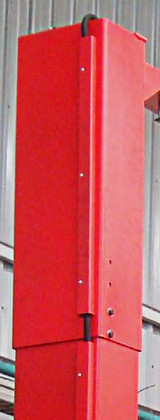 LAUNCH TECH USA TLT210-XT-R 10,000 LB. ALI CERTIFIED 2-POST ASYMMETRICAL CLEAR FLOOR LIFT - RED