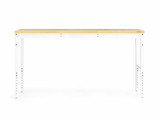 NEWAGE PRO SERIES 72" ADJUSTABLE HEIGHT BAMBOO WORKBENCH - WHITE