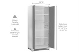 NEWAGE PRO SERIES 3.0 WHITE W/PLATINUM DOOR MULTI-USE LOCKER