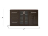 NEWAGE HOME BAR ESPRESSO 4 PIECE CABINET SET - 21"
