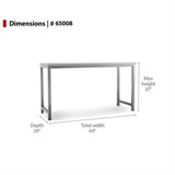NEWAGE STAINLESS STEEL PREP TABLE