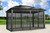 PARAGON OUTDOOR SIENA 12X16 HARD TOP GAZEBO WITH SLIDING SCREEN PARAGON OUTDOOR SIENA 12X16 HARD TOP GAZEBO WITH SLIDING SCREEN