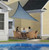 SHELTERLOGIC SHADE SAIL TRIANGLE - HEAVYWEIGHT 16 X 16 FT. SEA BLUE SHELTERLOGIC SHADE SAIL TRIANGLE - HEAVYWEIGHT 16 X 16 FT. SEA BLUE