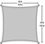 SHELTERLOGIC SHADE SAIL SQUARE 16 X 16 FT. SAND SHELTERLOGIC SHADE SAIL SQUARE 16 X 16 FT. SAND