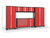 NEWAGE BOLD 3.0 RED 6 PC SET W/STAINLESS WORKTOP NEWAGE BOLD 3.0 RED 6 PC SET W/STAINLESS WORKTOP