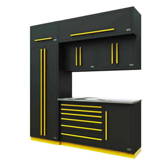 PROSLAT FUSION PRO 7 PIECE TOOL CHEST SET - YELLOW