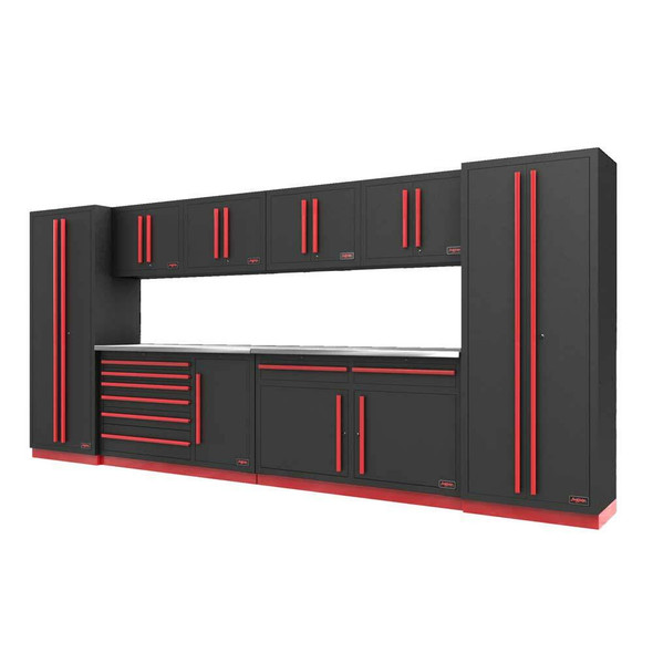 PROSLAT FUSION PRO 10 PIECE MAX CABINET SET - BARRETT-JACKSON RED