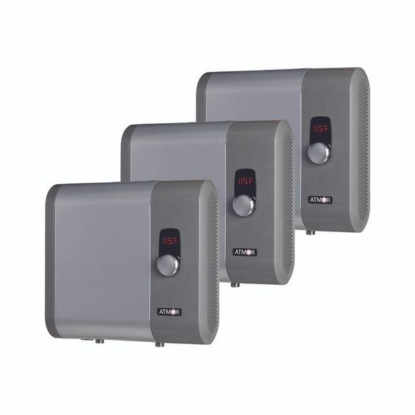 ATMOR 18KW 3.73 GPM ELECTRIC TANKLESS WATER HEATER (3-PACK)
