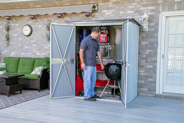 SPACEMAKER PATIO STORAGE SHED 5X3