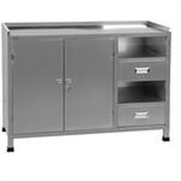 IDEAL PAINT STORAGE MIXING CABINET & TABLE