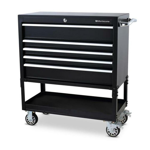 MONTEZUMA 30" 5-DRAWER UTILITY CART