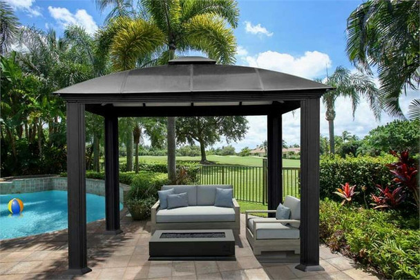 PARAGON OUTDOOR CAMBRIDGE 12X12 HARD TOP GAZEBO