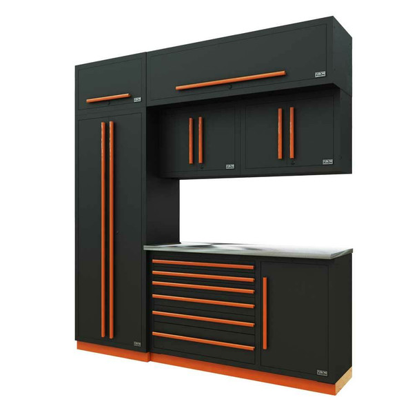 PROSLAT FUSION PRO 7 PIECE TOOL CHEST SET - ORANGE