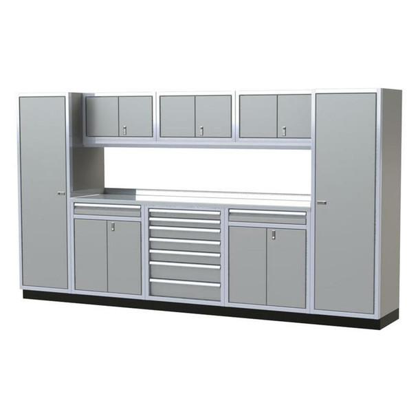 MODULINE PRO II SERIES 9-PIECE GARAGE CABINET SET PGC012-02X
