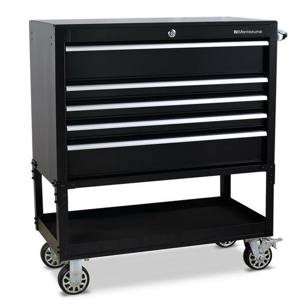 MONTEZUMA 36" 5-DRAWER UTILITY CART