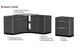 NEWAGE ALUMINUM SLATE 184"W X 24"D OUTDOOR KITCHEN COMBO