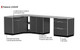 NEWAGE ALUMINUM SLATE 184"W X 24"D OUTDOOR KITCHEN COMBO W/COUNTERTOPS