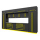 PROSLAT FUSION PRO 14 PIECE TOOL CHEST SET - YELLOW