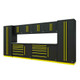 PROSLAT FUSION PRO 10 PIECE TOOL CHEST SET - YELLOW