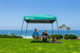 QUIK SHADE SOLO STEEL 64 10 X 10 FT. SLANT LEG CANOPY - TURQUOISE