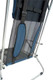 QUIK CHAIR BEACH RECLINER SHADE FOLDING CHAIR - NAVY/WHITE