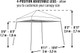 SHELTERLOGIC POP-UP CANOPY HD - SLANT LEG 10 X 10 FT. CHECKERED FLAG