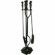 SHELTERLOGIC BLACK FIREPLACE TOOLSET - 5 PC