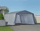 SHELTERLOGIC GARAGE-IN-A-BOX 12 X 20 X 8 FT. GREY COVER