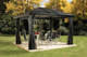 SOJAG CAMBRIDGE 10X12 HARDTOP GAZEBO WITH MOSQUITO NETTING