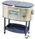 MARGARITAVILLE ROLLING OVAL STAINLESS STEEL COOLER - 82 QUART - MARGARITAVILLE CHILL