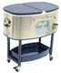 MARGARITAVILLE ROLLING OVAL STAINLESS STEEL COOLER - 82 QUART - MARGARITAVILLE CHILL