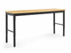 NEWAGE PRO SERIES 84" ADJUSTABLE HEIGHT BAMBOO WORKBENCH - BLACK