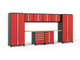NEWAGE PRO SERIES 3.0 RED 10 PC SET W/BAMBOO TOP & LED LIGHTS