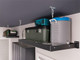 NEWAGE PRO SERIES 4 FT. X 8 FT. WALL MOUNTED STEEL SHELF - BLACK