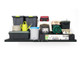 NEWAGE PRO SERIES 4 FT. X 8 FT. WALL MOUNTED STEEL SHELF - BLACK