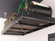 NEWAGE PRO SERIES 4 FT. X 8 FT. AND 2 FT. X 8 FT. WALL MOUNTED STEEL SHELF SET - BLACK
