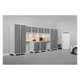 NEWAGE PRO SERIES 3.0 WHITE 10 PC SET W/BAMBOO TOP, LED LIGHTS & BACKSPLASH