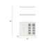NEWAGE HOME BAR WHITE 5 PIECE CABINET SET - 21"