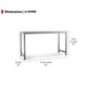 NEWAGE STAINLESS STEEL PREP TABLE