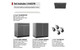 NEWAGE ALUMINUM SLATE 64"W X 24"D OUTDOOR KITCHEN SET W/COUNTERTOP & COVER