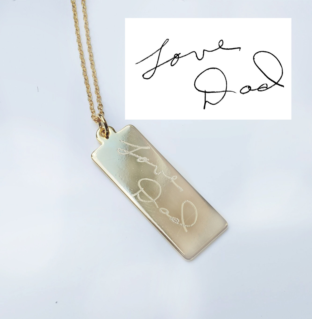 Engravable Tag Necklace