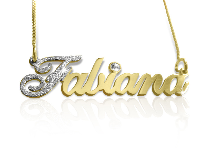 Necklace With First Letter Of Name 