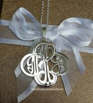 Cross Monogram Necklace, our new addition! 