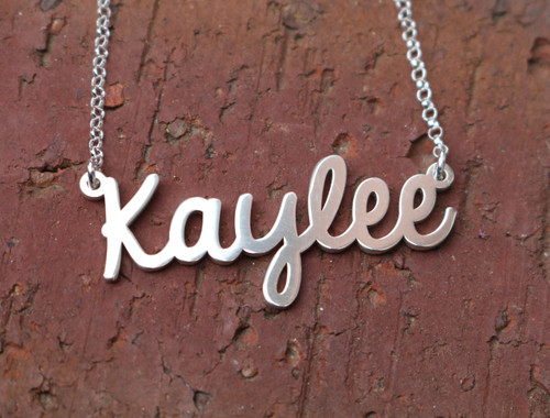Personalized  Silver Name Necklace My Style