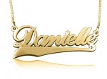 Danielle Gold Plated Name Necklace