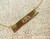 Boho Personalized Engraved Bar Necklace