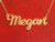 Megan Style Gold Name Necklace