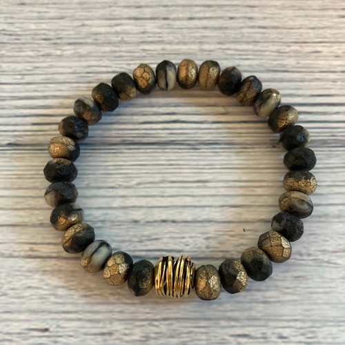 Czech Black and Gold Stretch